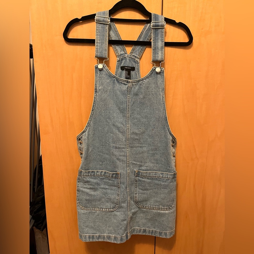 Denim Overall Dress